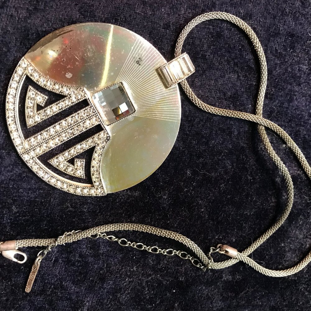 Satelite Paris Jewelry. Silver Pendant. New